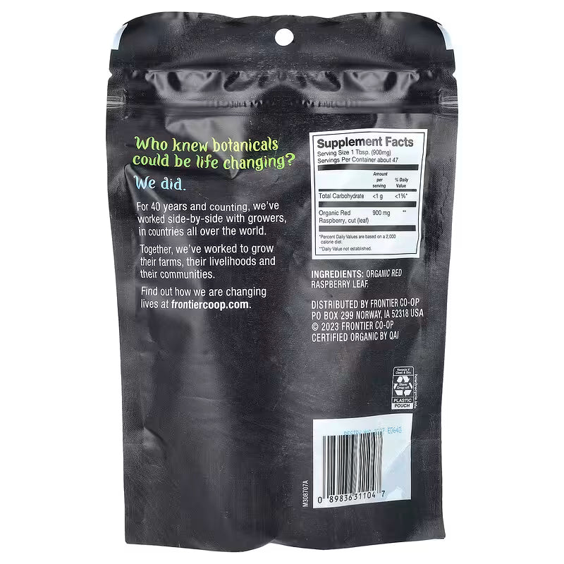 Organic Red Raspberry Leaf -Herbal Supplement