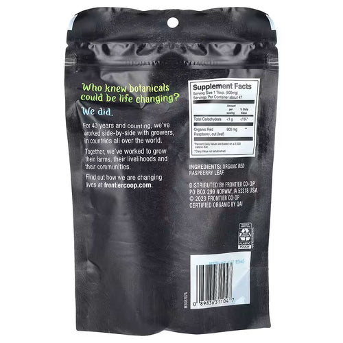Organic Red Raspberry Leaf -Herbal Supplement